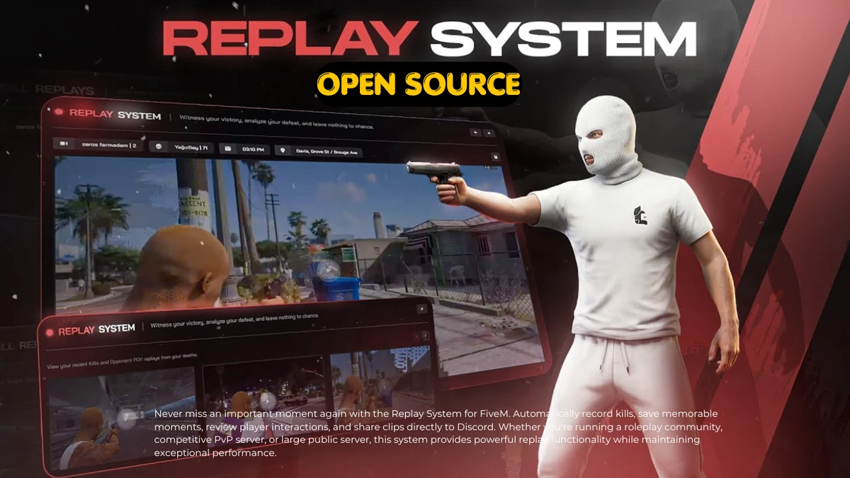 Replay System | Open Source | FiveM Killcam, Replay & Clip Recording System
